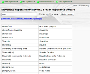 Esperantsko-slovenský slovník