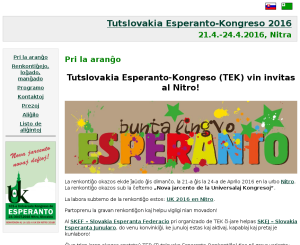 TER: Celoslovenské esperantské stretnutie